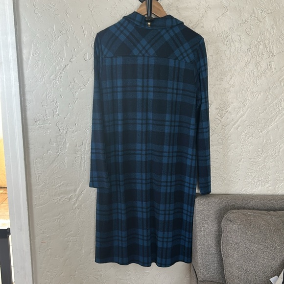 Anthropologie Soft Surroundings Paramount Plaid Dress - Picture 6 of 8